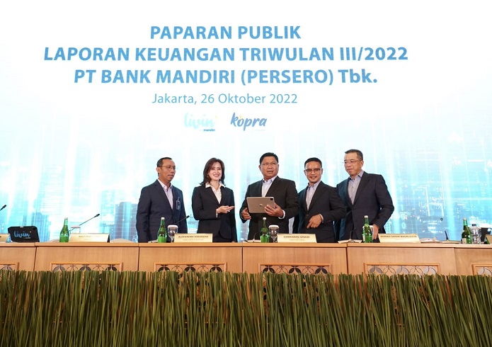 Top!! Kuartal III 2022, Laba Bersih Bank Mandiri Tembus Rp 30,7 Triliun