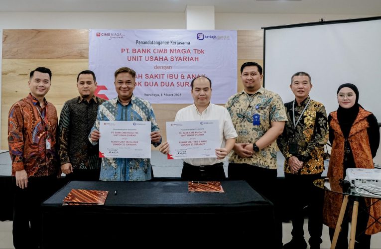 CIMB Niaga Syariah Kerja Sama dengan RSIA Lombok Dua Dua Surabaya
